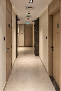 Flat Entrance and Wooden Doors
