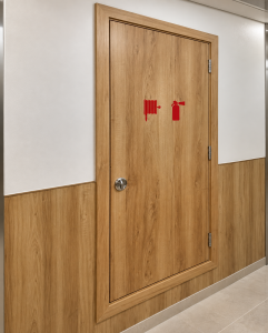 Fire Hose Wooden Door