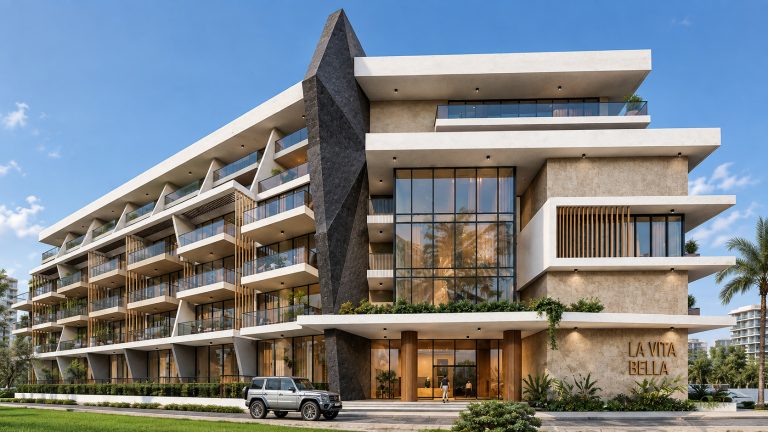 JUMEIRAH VILLAGE CIRCLE, RESIDENTIAL BUILDING.
