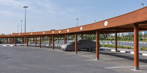 TIMBER CAR PARK SHED AT DUBAI CUSTOM PORT AUTHORITY